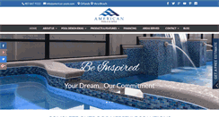 Desktop Screenshot of american-pools.com